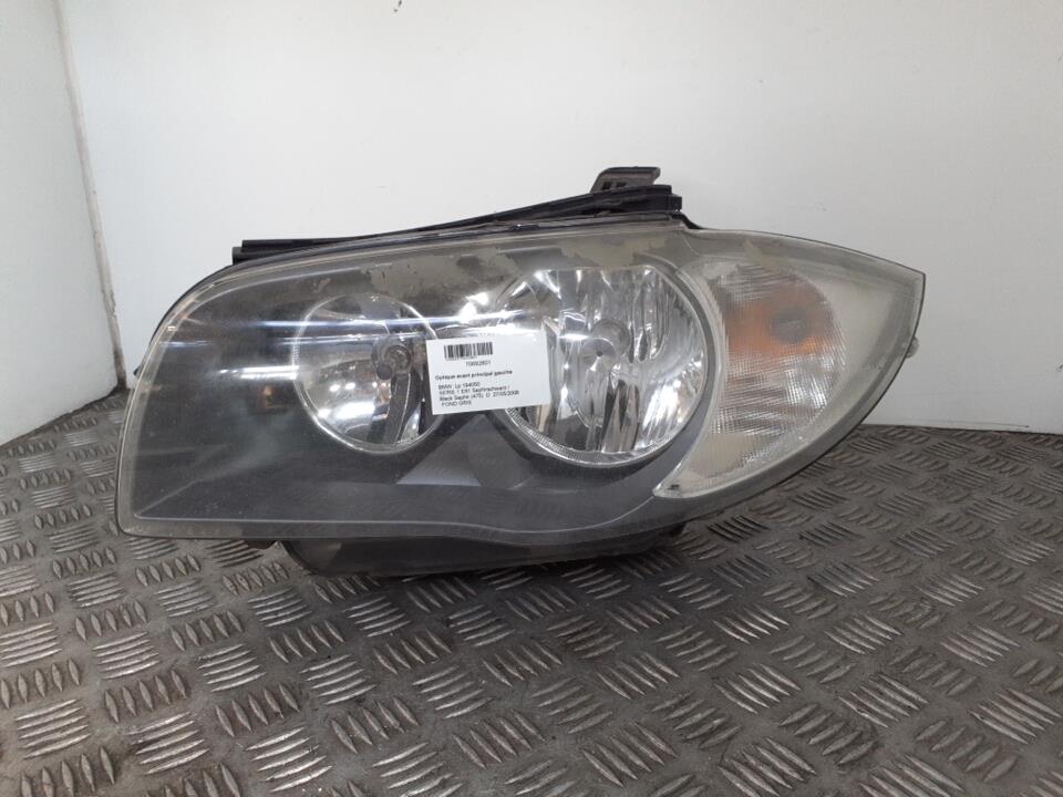 Gruppo ottico anteriore principale sinistro (luci)(faro) BMW SERIE 1 E81 Saphirschwarz / Black Saphir (475) Diésel - 1