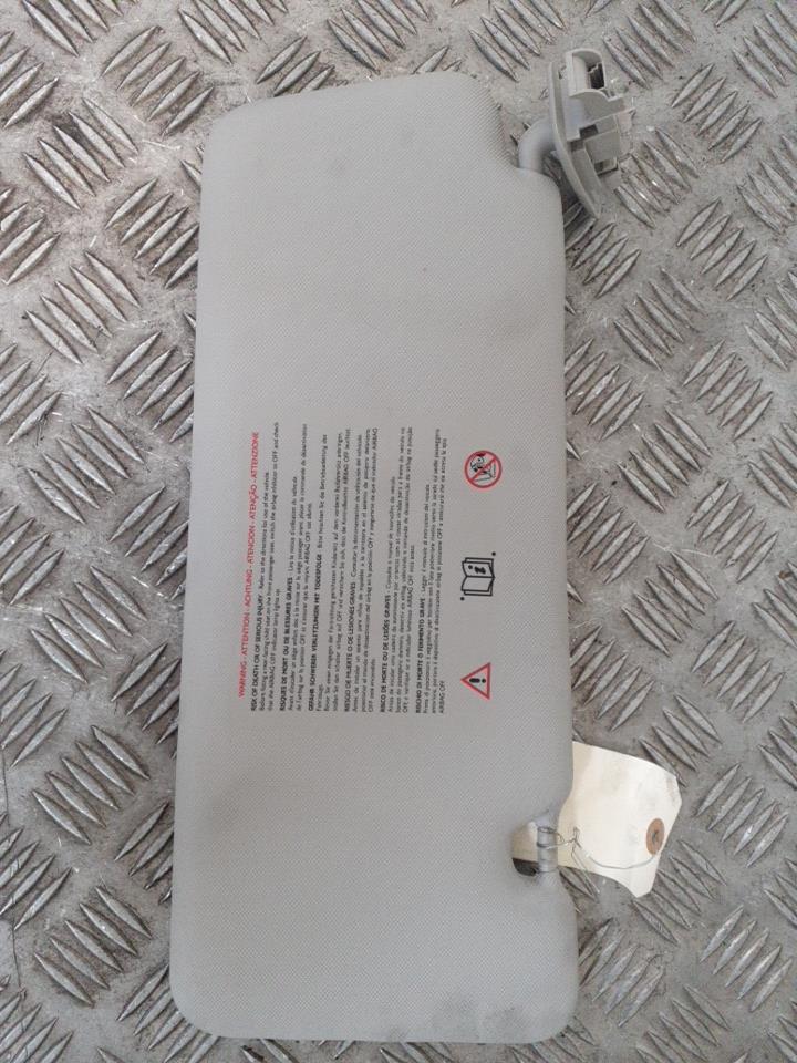 Pare soleil droit RENAULT MEGANE 3 PHASE 1 BREAK   Gris Cassiopée (TEKNG)  - 1