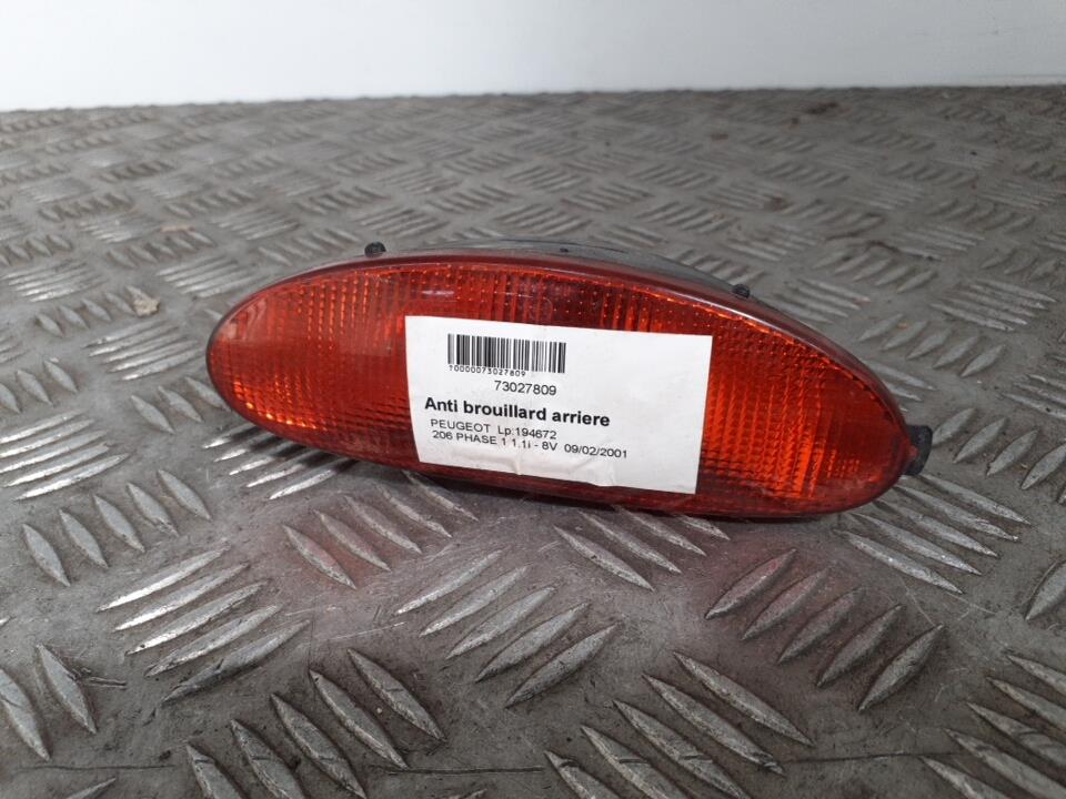 Retronebbia PEUGEOT 206 PHASE 1 Gris Sidobre (EZA)  - 1