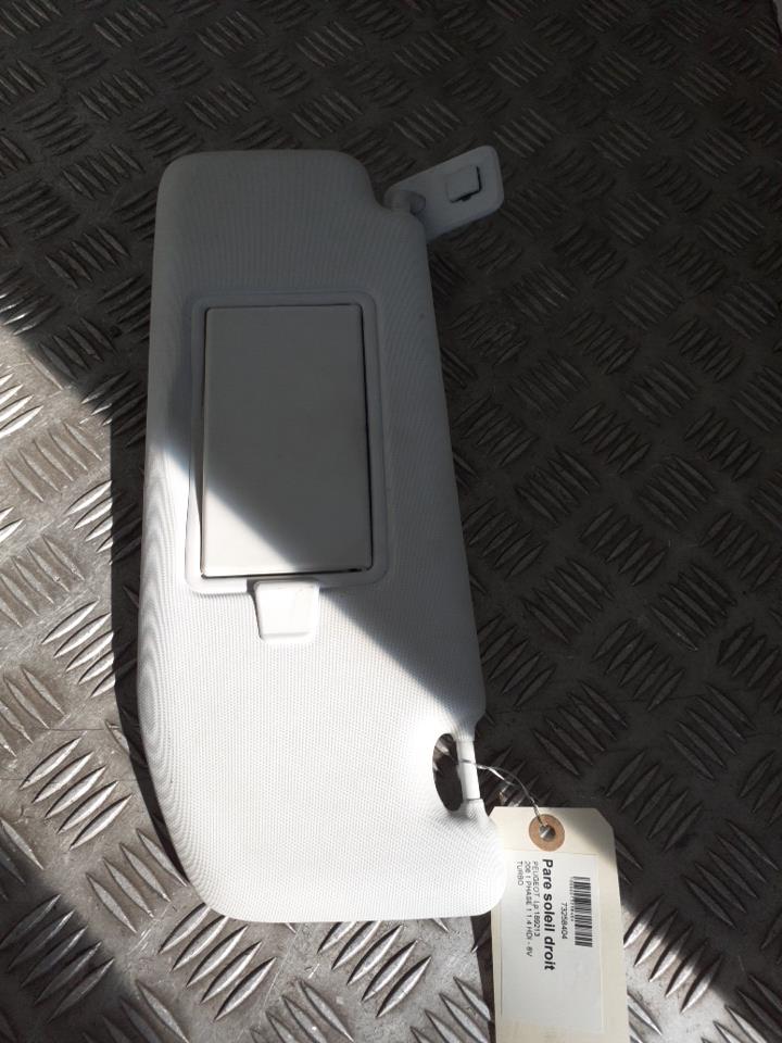 Visiera parasole destra PEUGEOT 208 1 PHASE 1 Gris Aluminium (EZR)  - 1