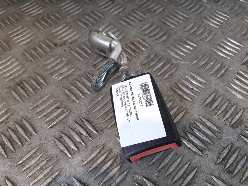 Aggancio cintura sicurezza posteriore destro VOLKSWAGEN GOLF 6 Candyweiss (LB9A/B4) Diésel - 1