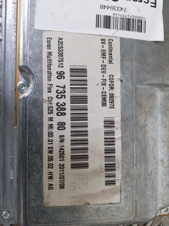 Ecran GPS CITROEN C3 2 PHASE 1   Mativoire (KCH/230A) Diesel - 1