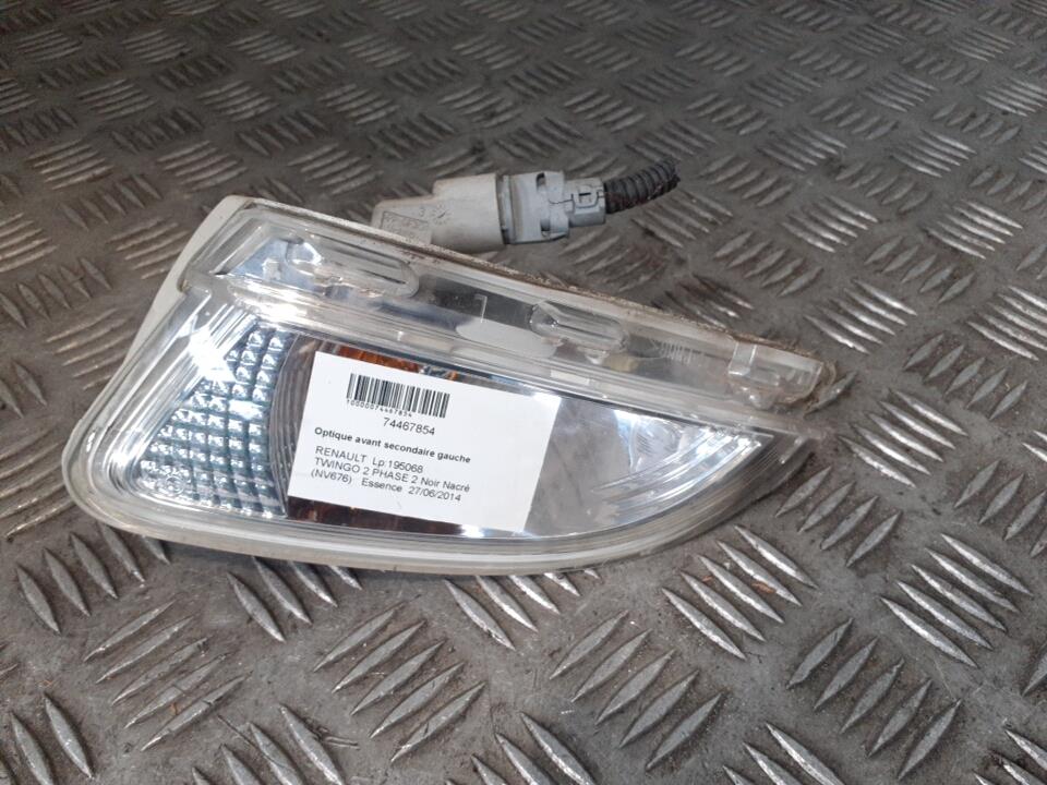 Optique avant secondaire gauche (feux)(clignotant) RENAULT TWINGO 2 PHASE 2 Noir Nacré (NV676) Essence - 1