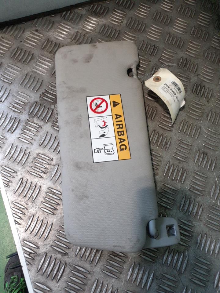 Pare soleil droit RENAULT ZOE   Blanc Glacier (OV369)  - 1