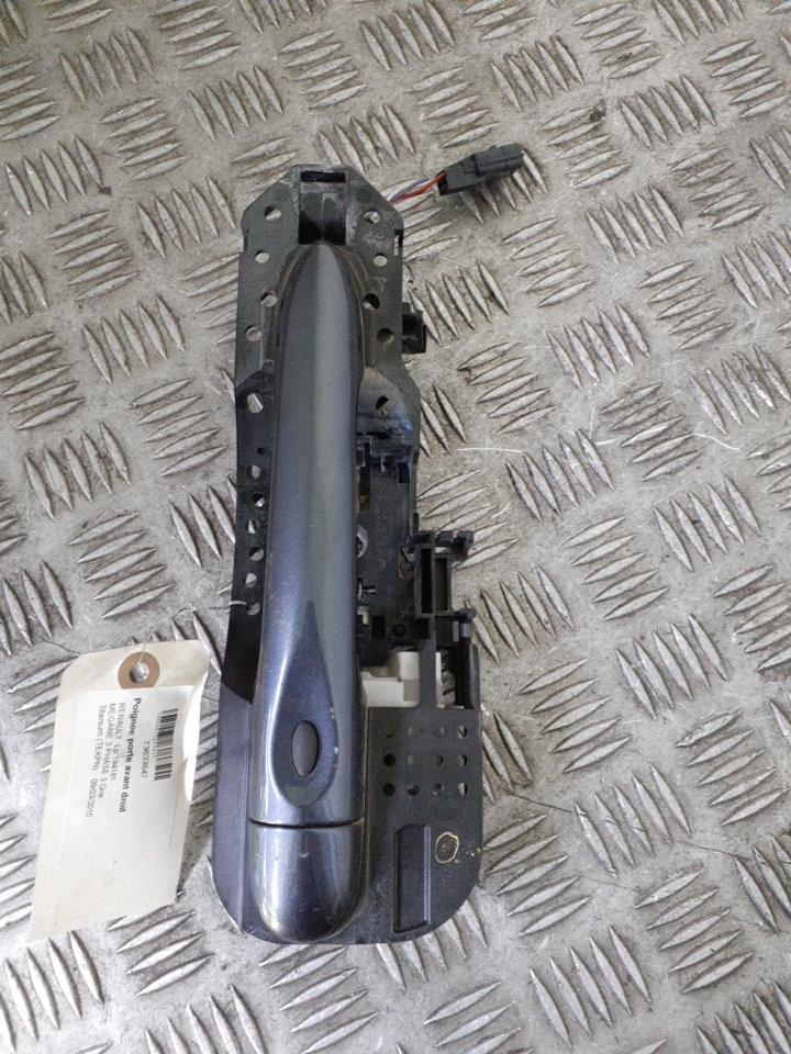 Maniglia portiera anteriore destra RENAULT MEGANE 3 PHASE 3 Gris Titanium (TEKPN)  - 1