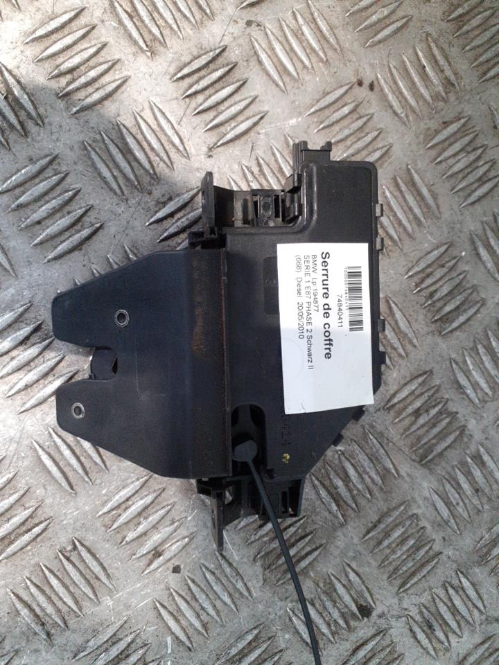 Serrure de coffre BMW SERIE 1 E87 PHASE 2 Schwarz II (668) Diesel - 1