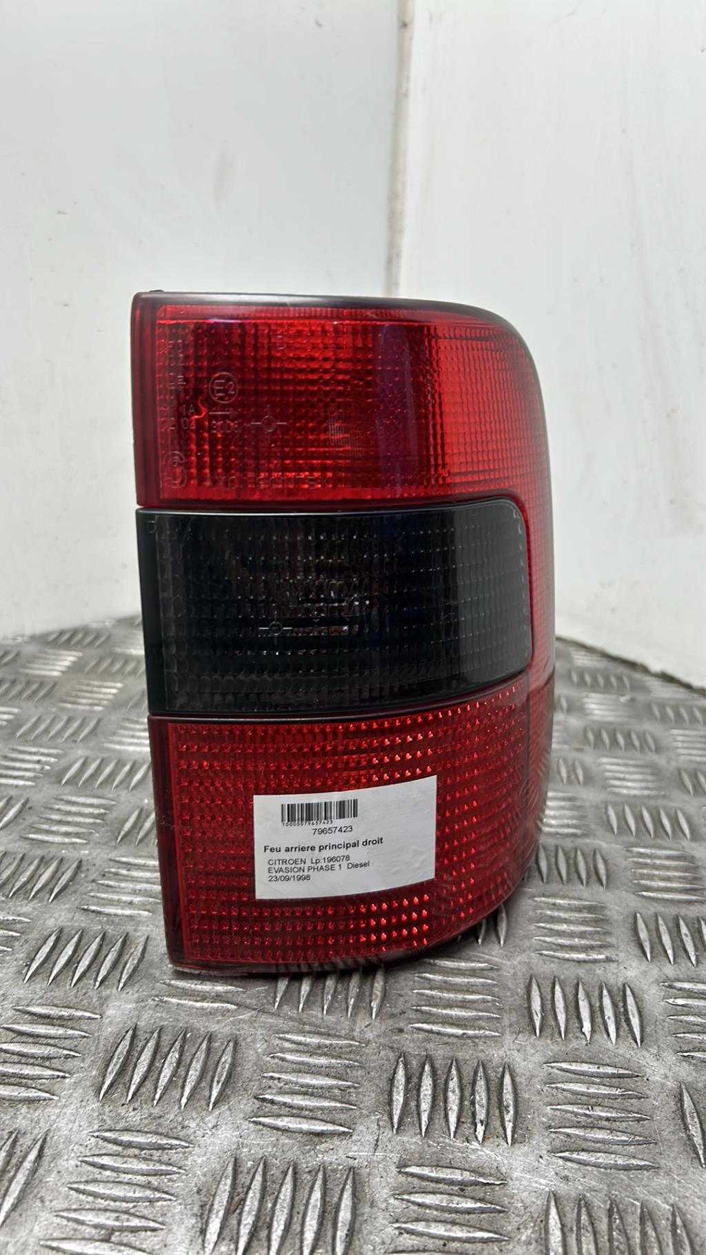 Fanale posteriore principale destro (luci) CITROEN EVASION PHASE 1 Diésel - 1