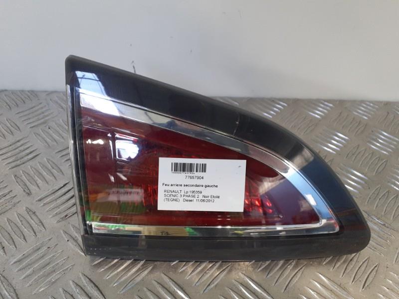 Feu arriere secondaire gauche (feux) RENAULT SCENIC 3 PHASE 2   Noir Etoilé (TEGNE) Diesel - 1