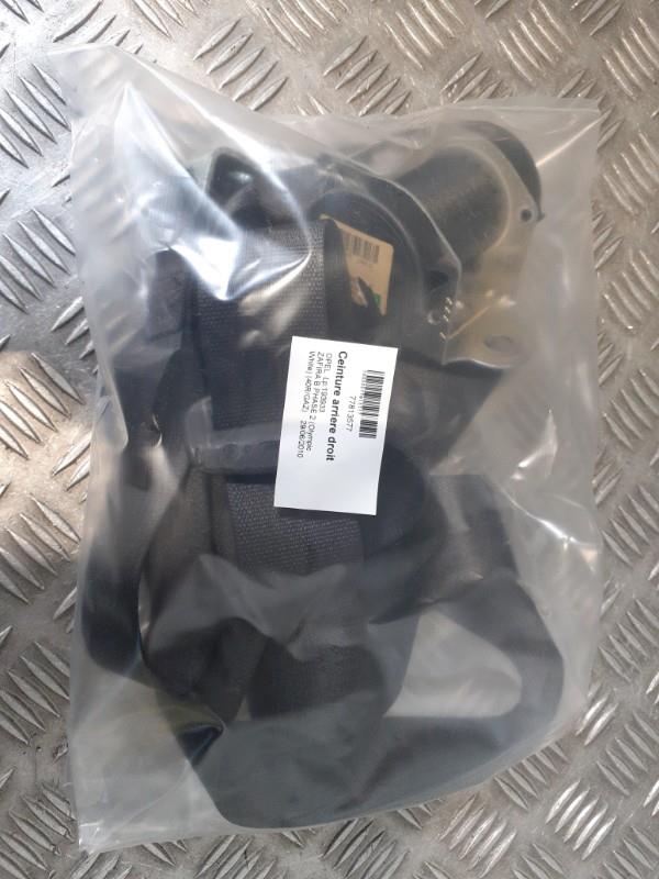 Cintura di sicurezza posteriore destra OPEL ZAFIRA B PHASE 2 (Olympic White) (40R/GAZ)  - 1
