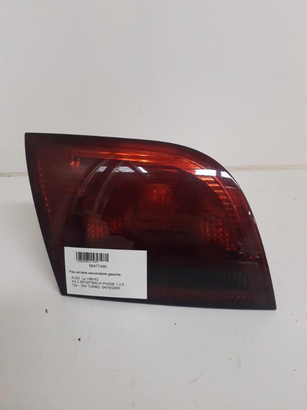 Gruppo ottico posteriore secondario sinistro (luci) AUDI A3 2 SPORTBACK PHASE 1  - 1