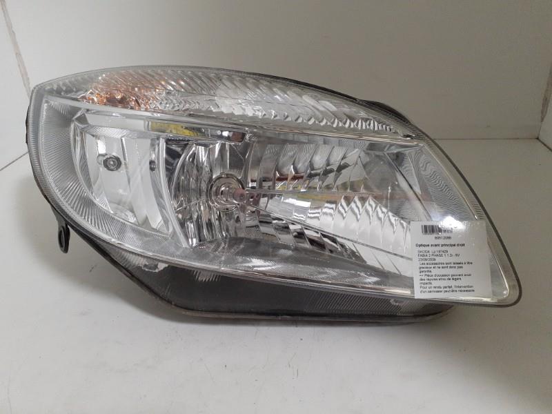 Gruppo ottico anteriore principale destro (luci)(faro) SKODA FABIA 2 PHASE 1 Cervena Corrida (LF3K/8151/8T) Gasolina - 1