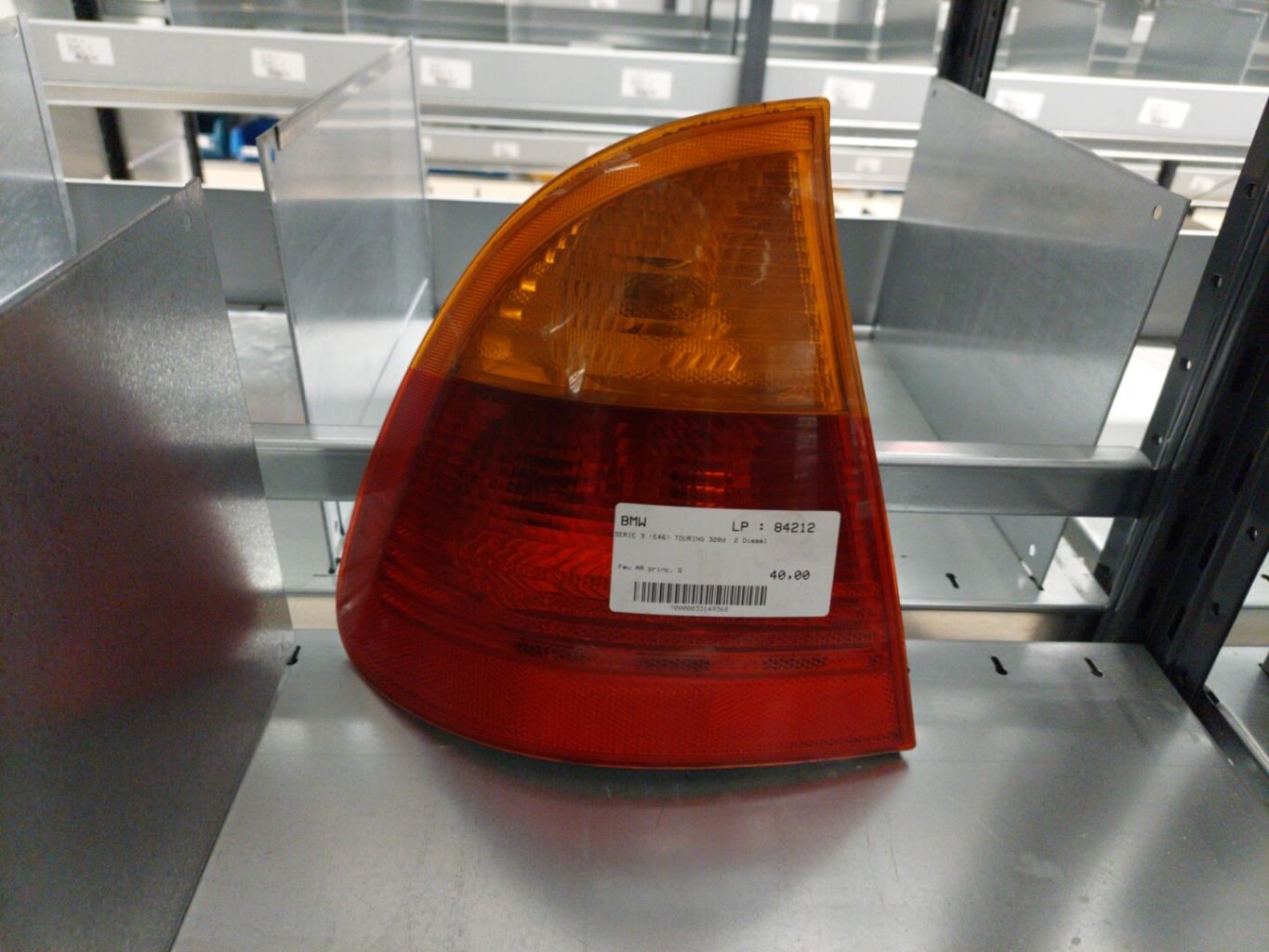 Fanale posteriore principale sinistro (luci) BMW SERIE 3 E46 TOURING PHASE 1 BREAK Diésel - 1