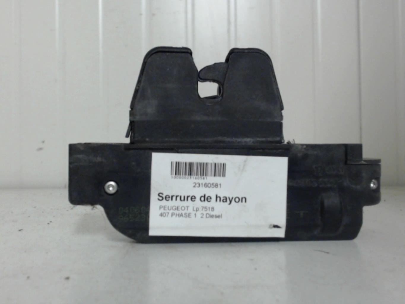 Serratura portellone posteriore PEUGEOT 407 PHASE 1 BREAK Diésel - 1