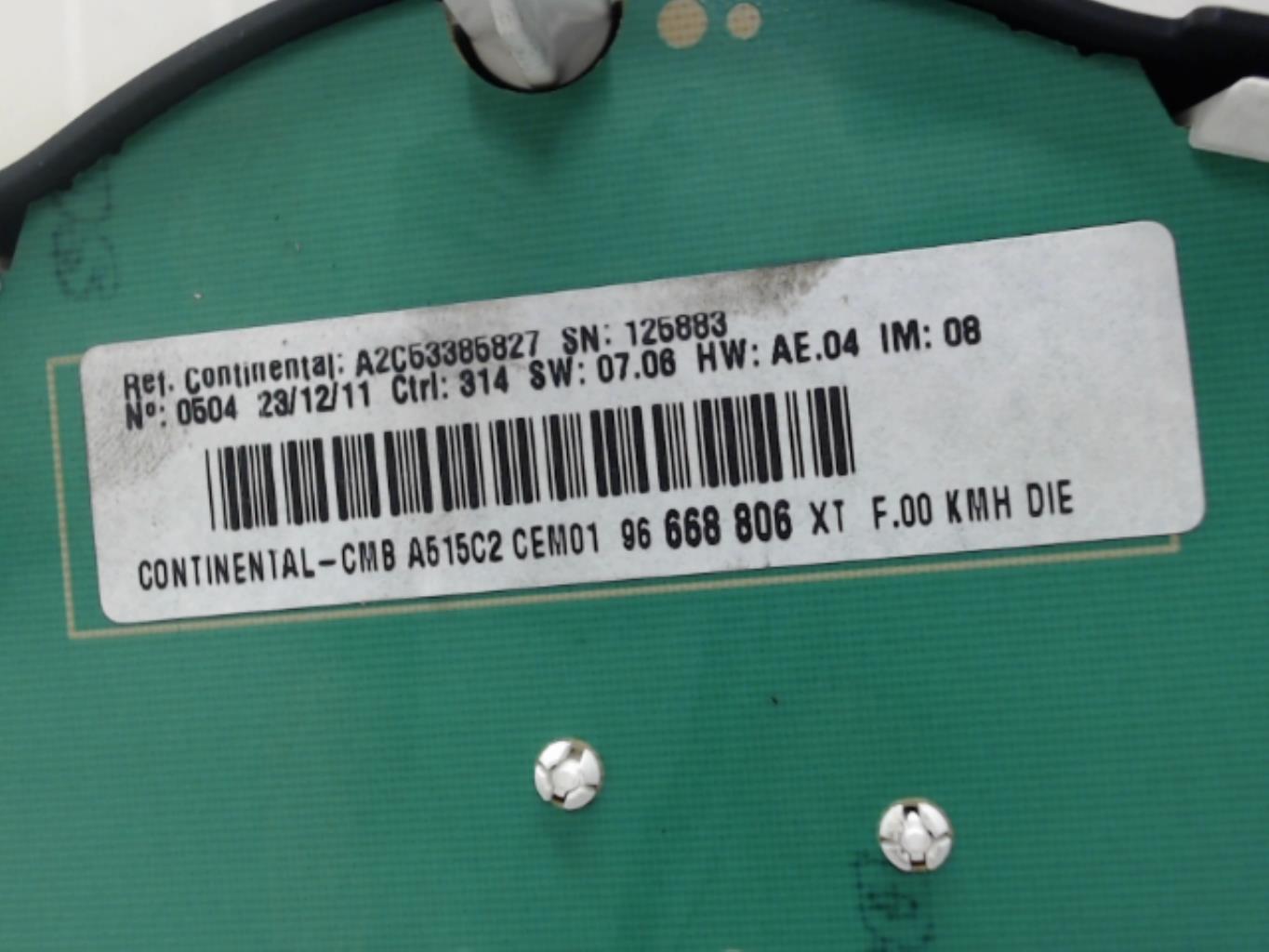 Compteur CITROEN C3 2 PHASE 1 Diesel - 1
