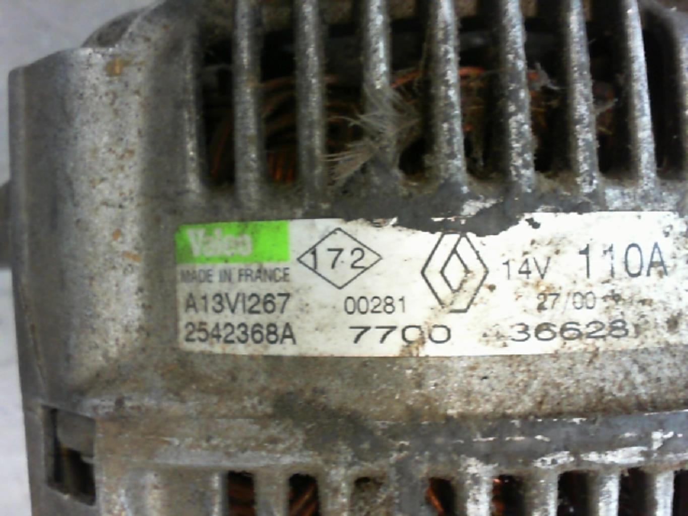 Alternatore RENAULT SCENIC 1 PHASE 2 Gasolina - 1