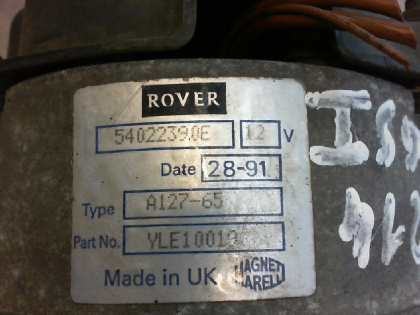 Alternatore ROVER 800 1 Gasolina - 1