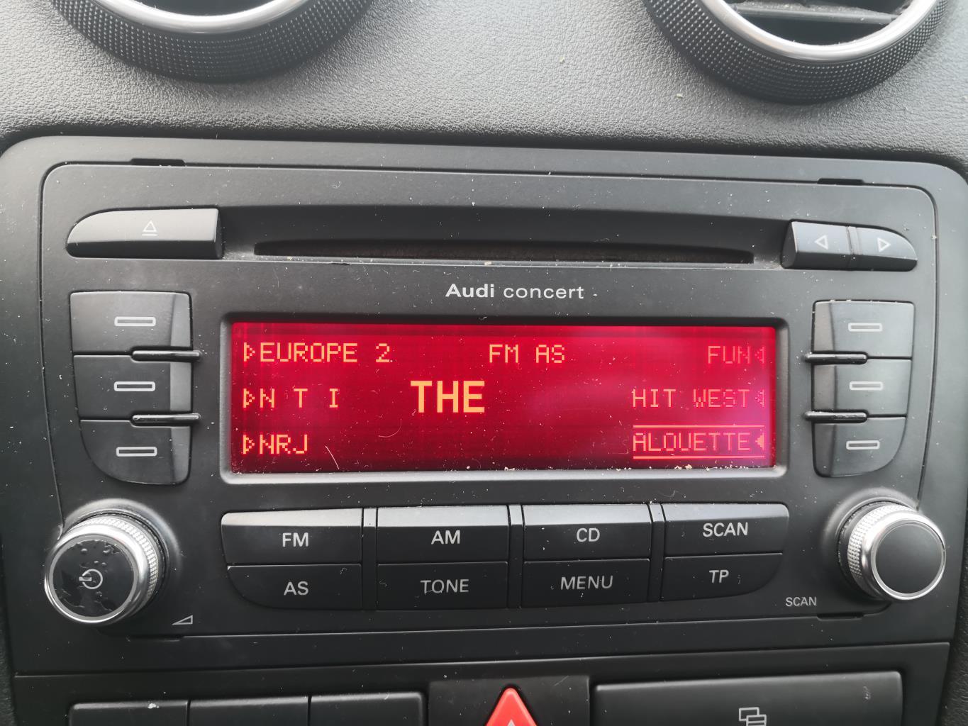 Autoradio originale AUDI A3 2 SPORTBACK PHASE 1 Gasolina - 1