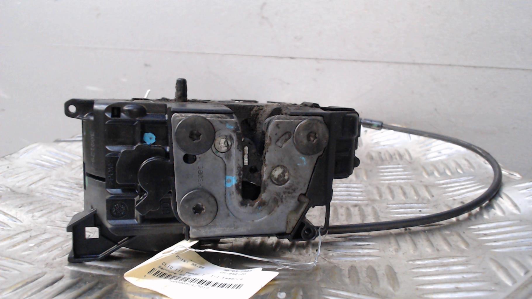Serrure arriere droit RENAULT CLIO 3 PHASE 1 Essence - 1