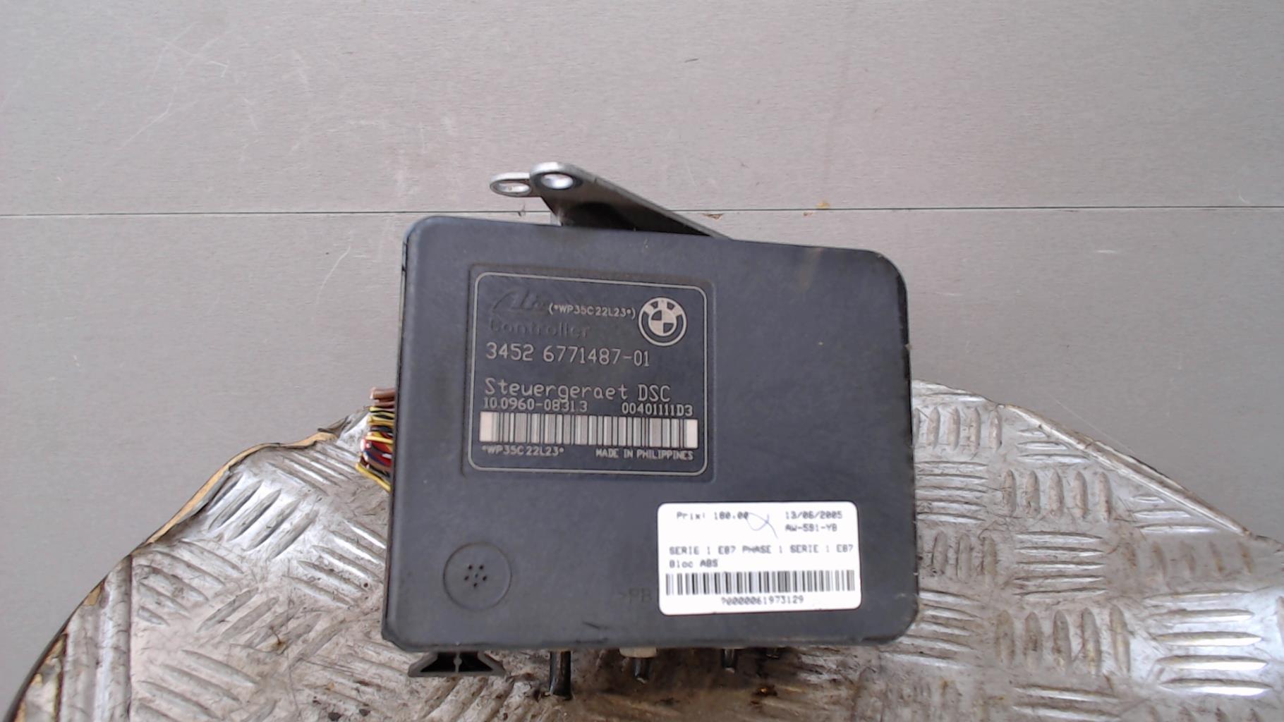 Bloc ABS (freins anti-blocage) BMW SERIE 1 E87 PHASE 1 Diesel - 1