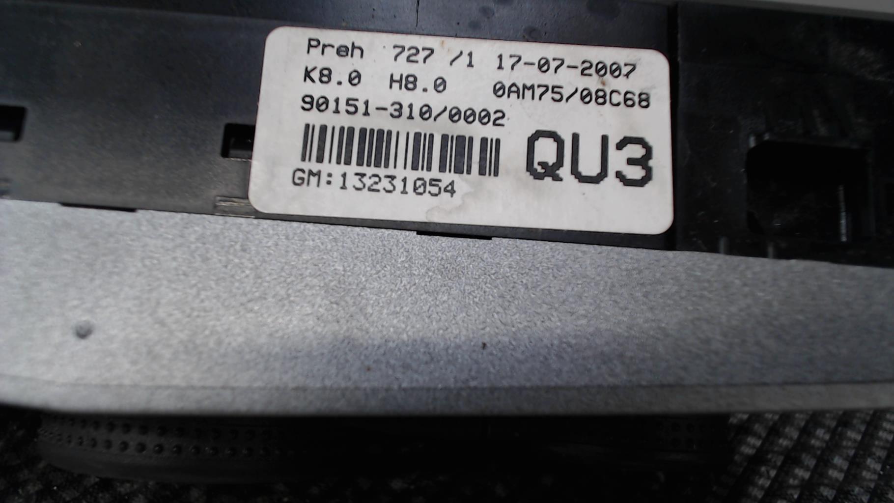 Commande chauffage OPEL ZAFIRA B PHASE 1 Diesel - 1
