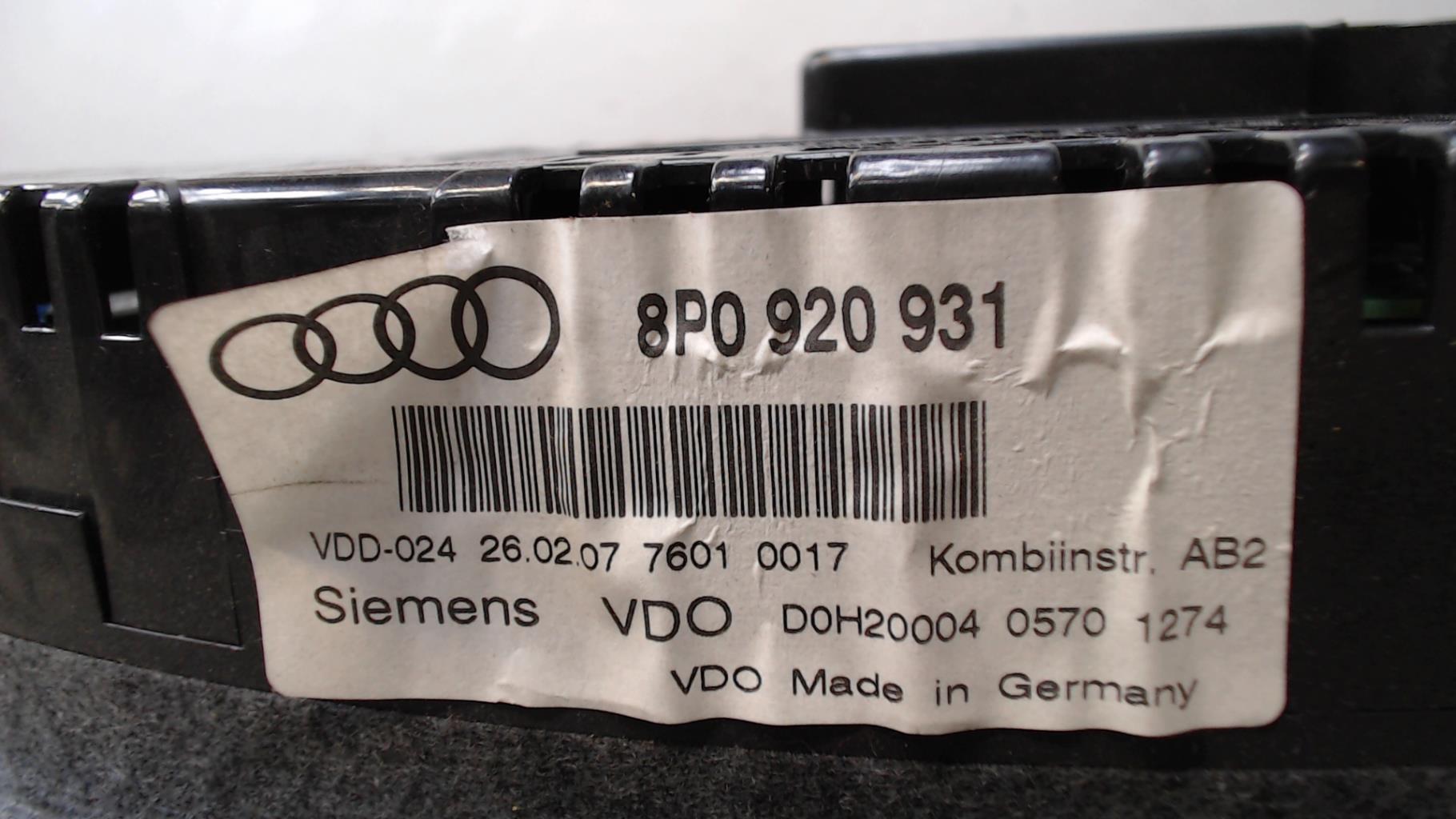 Compteur AUDI A3 2 PHASE 1 Diesel - 1