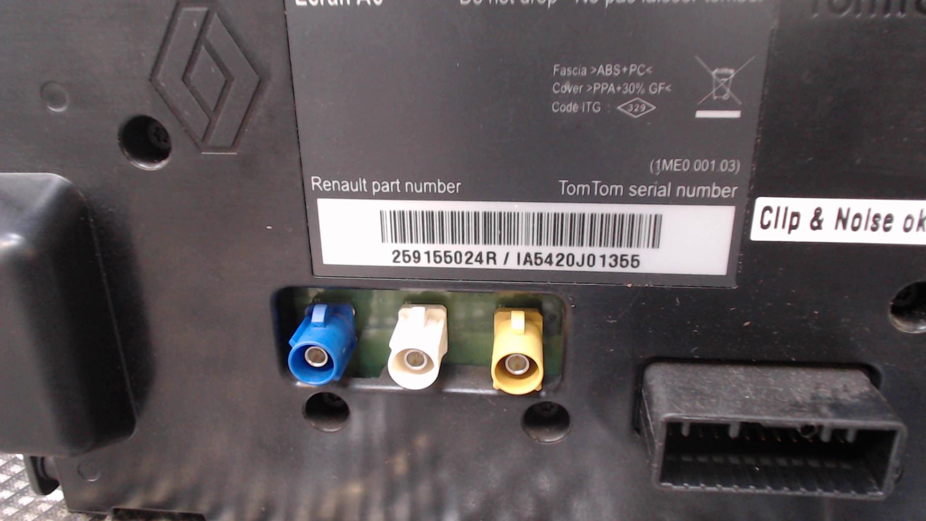 Ecran GPS RENAULT CLIO 3 PHASE 2 Diesel - 1