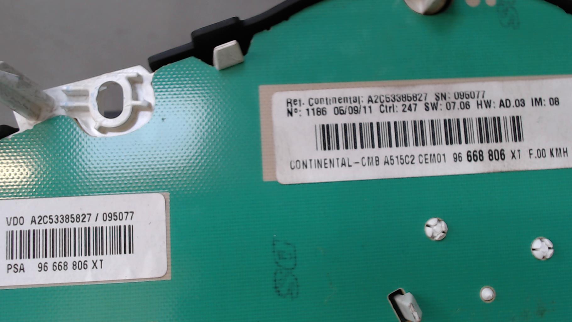 Compteur CITROEN C3 2 PHASE 1 Diesel - 1