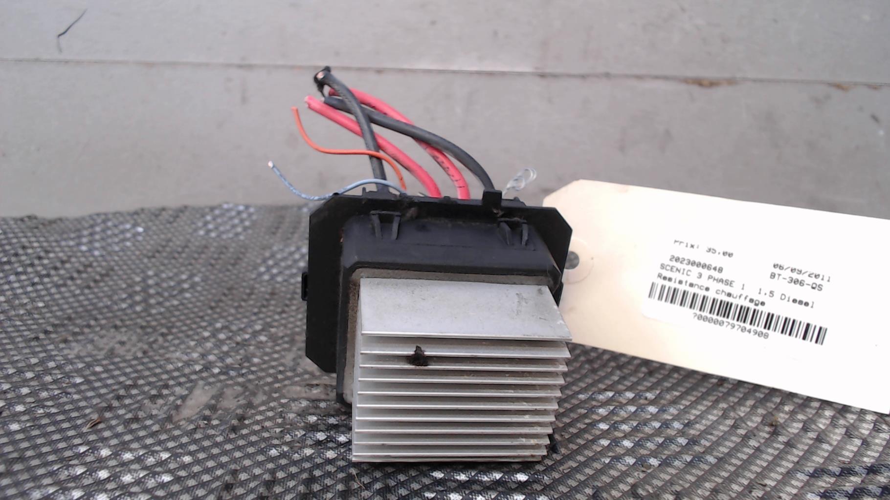 Resistance chauffage RENAULT SCENIC 3 PHASE 1 Diesel - 1
