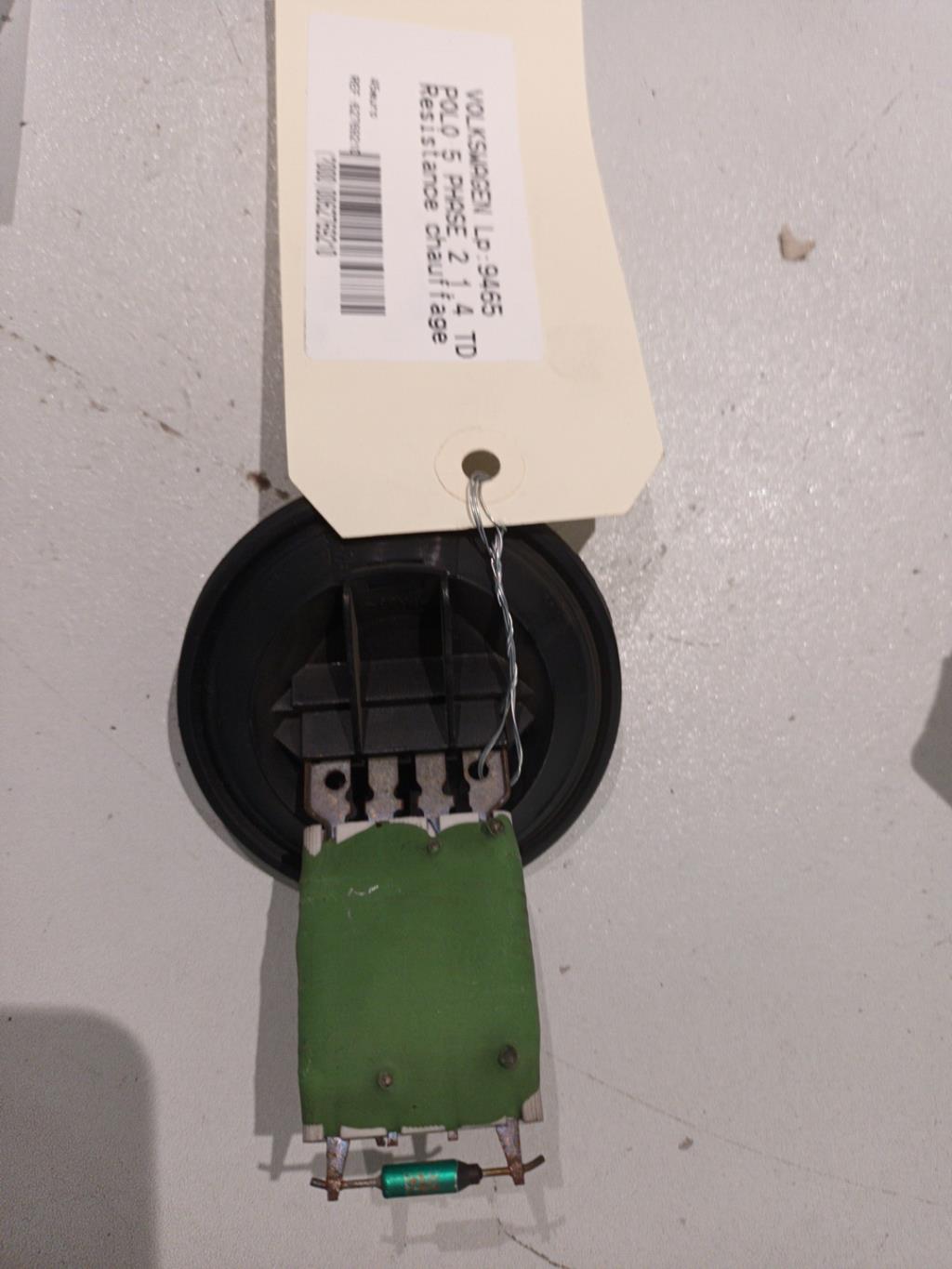 Resistance chauffage VOLKSWAGEN POLO 5 PHASE 2 Diesel - 1