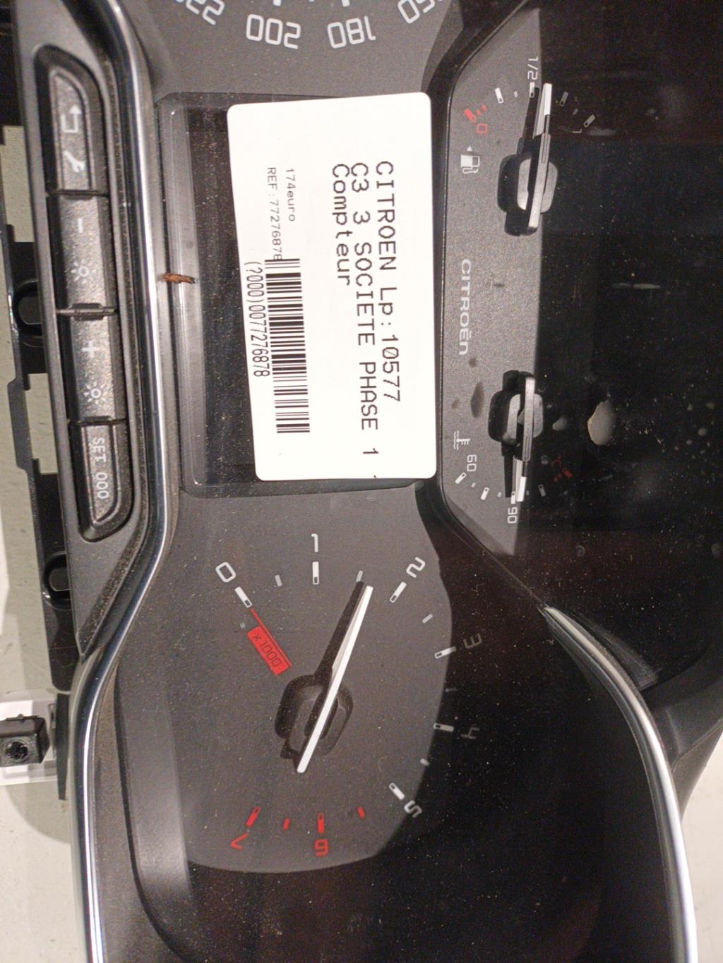 Compteur CITROEN C3 3 SOCIETE PHASE 1 Diesel - 1