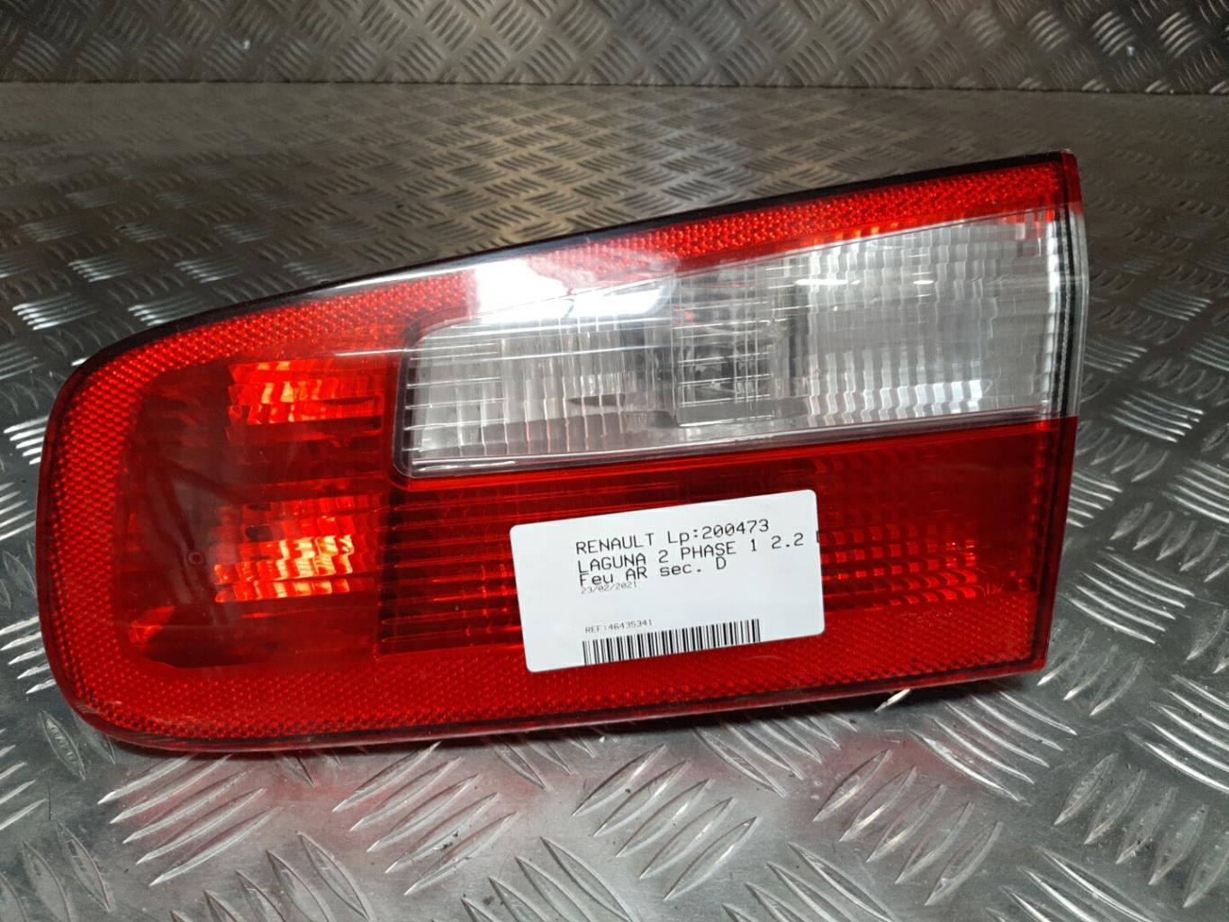 Feu arriere secondaire droit (feux) RENAULT LAGUNA 2 PHASE 1 Diesel - 1