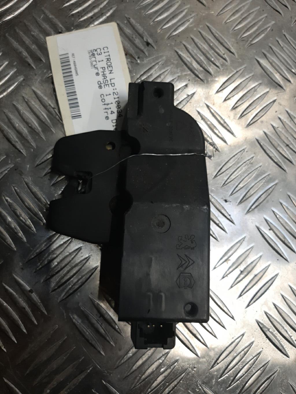 Serrure de coffre CITROEN C3 1 PHASE 1 Diesel - 1
