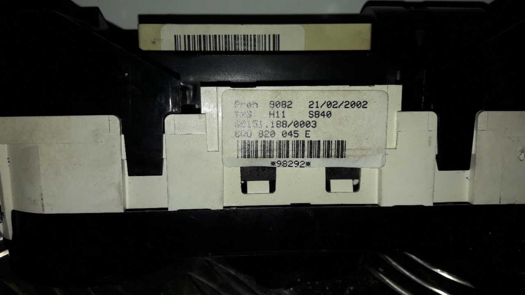 Commande chauffage VOLKSWAGEN POLO 4 PHASE 1 Essence - 1