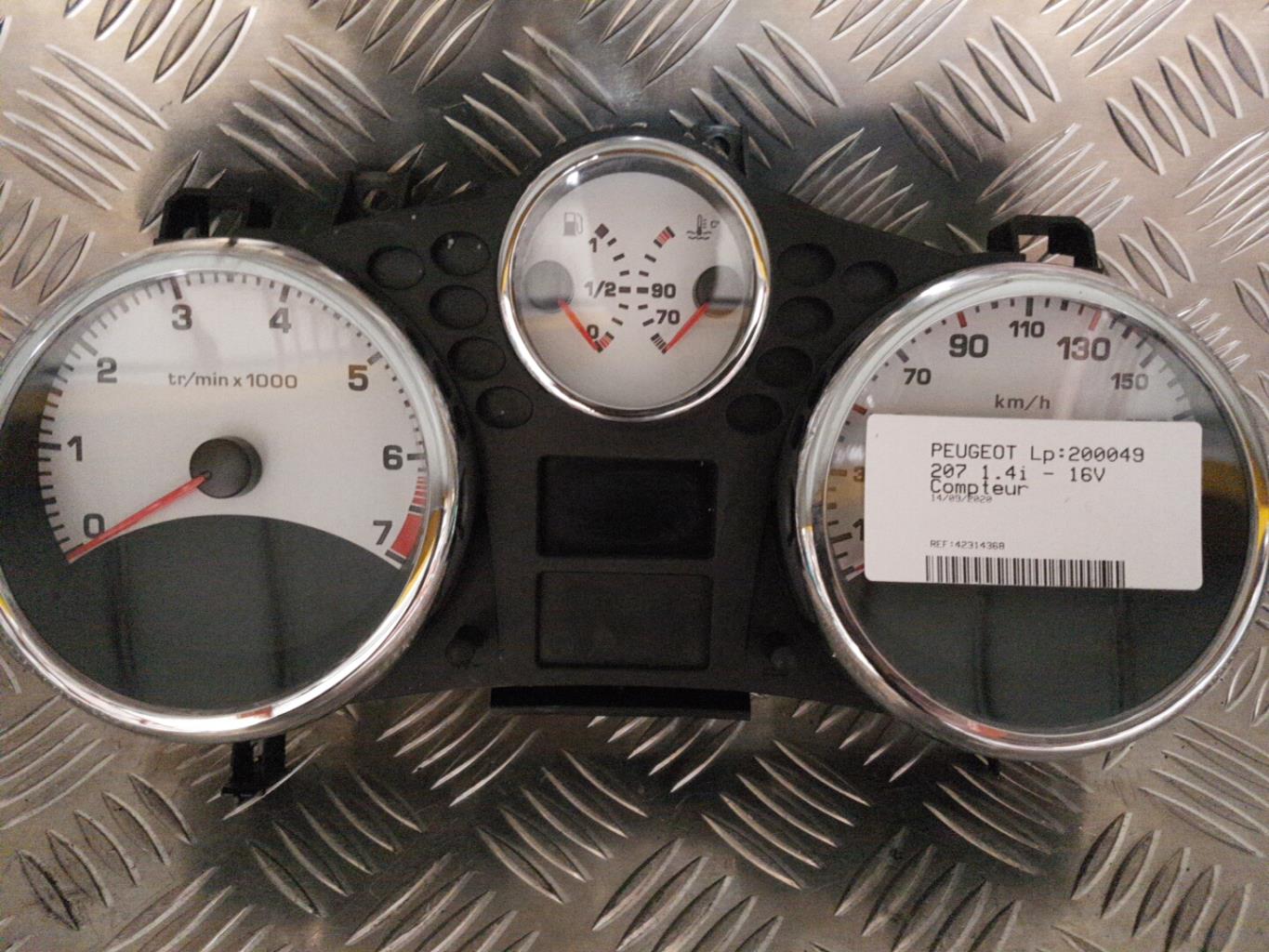 Compteur PEUGEOT 207 PHASE 1 Essence - 1