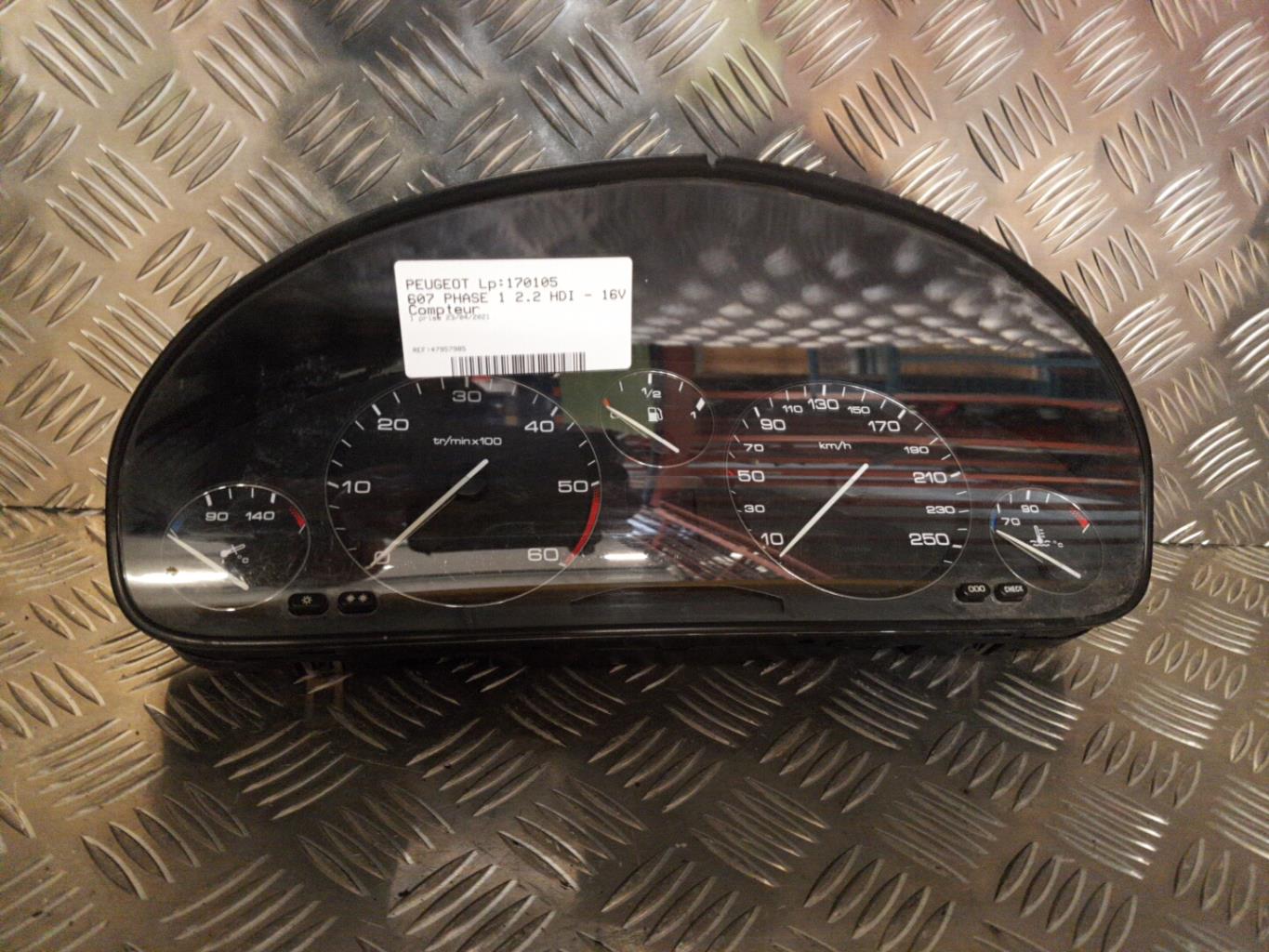 Compteur PEUGEOT 607 PHASE 1 Diesel - 1