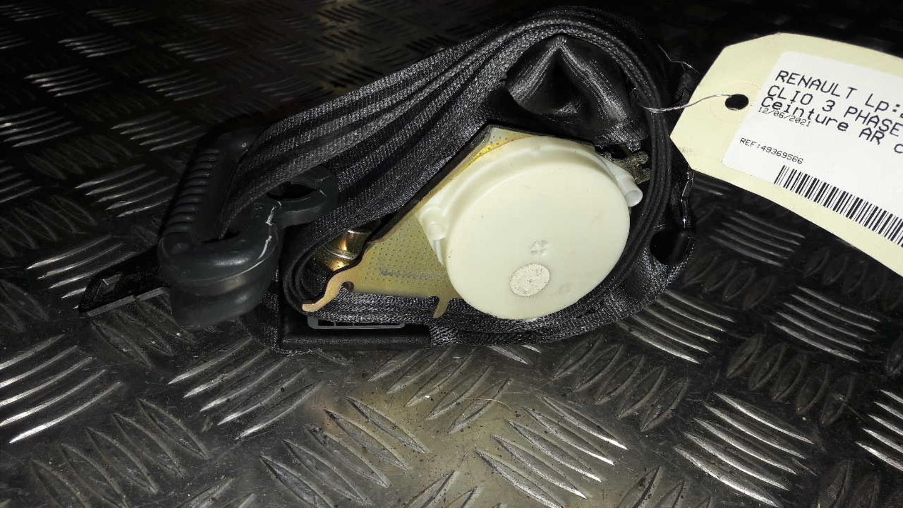 Ceinture arriere centrale RENAULT CLIO 3 PHASE 1 Essence - 1