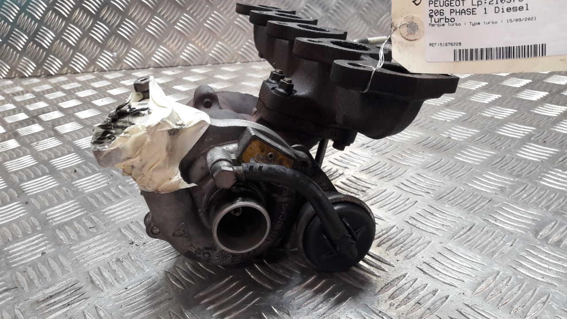 Turbo PEUGEOT 206 PHASE 2 Diesel - 1