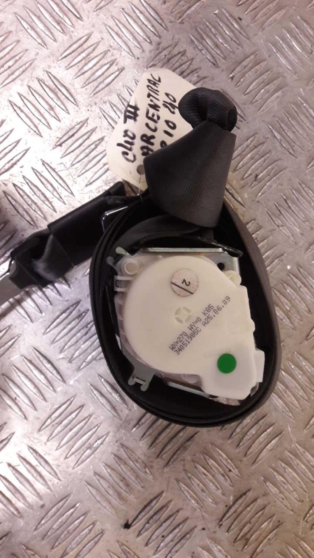 Ceinture arriere centrale RENAULT CLIO 3 PHASE 2 BREAK Diesel - 1