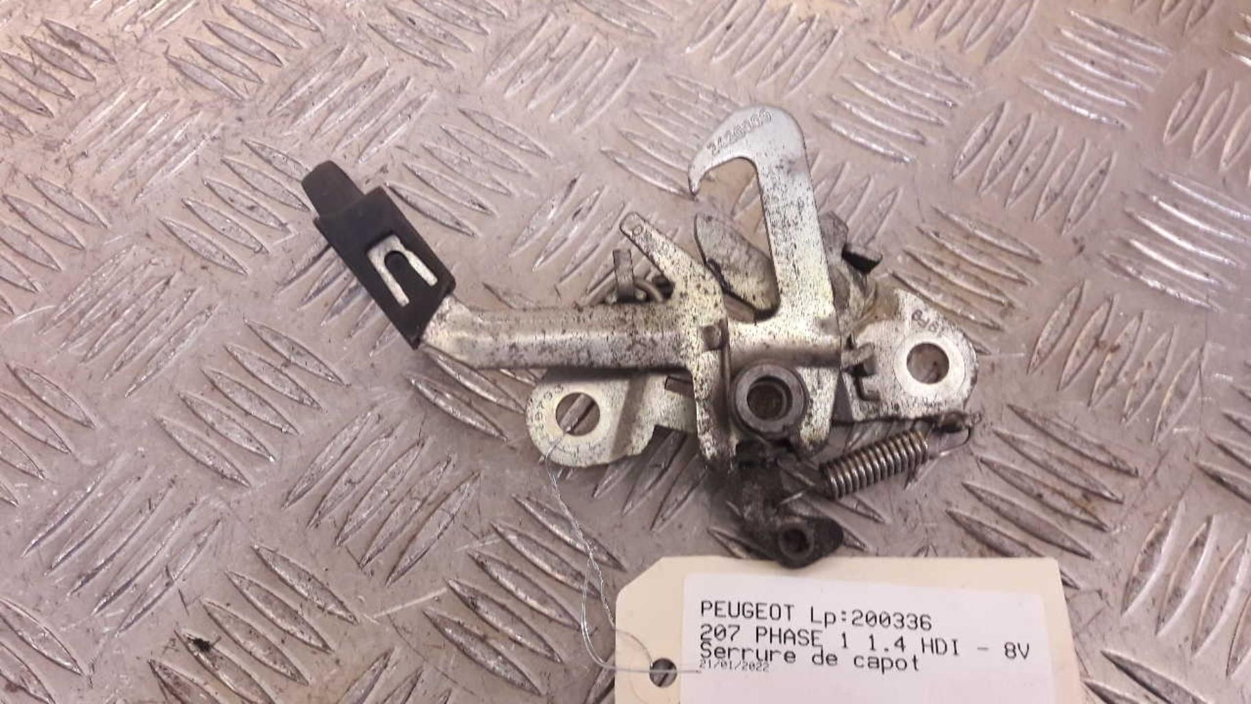Serrure de capot PEUGEOT 207 PHASE 1 Diesel - 1