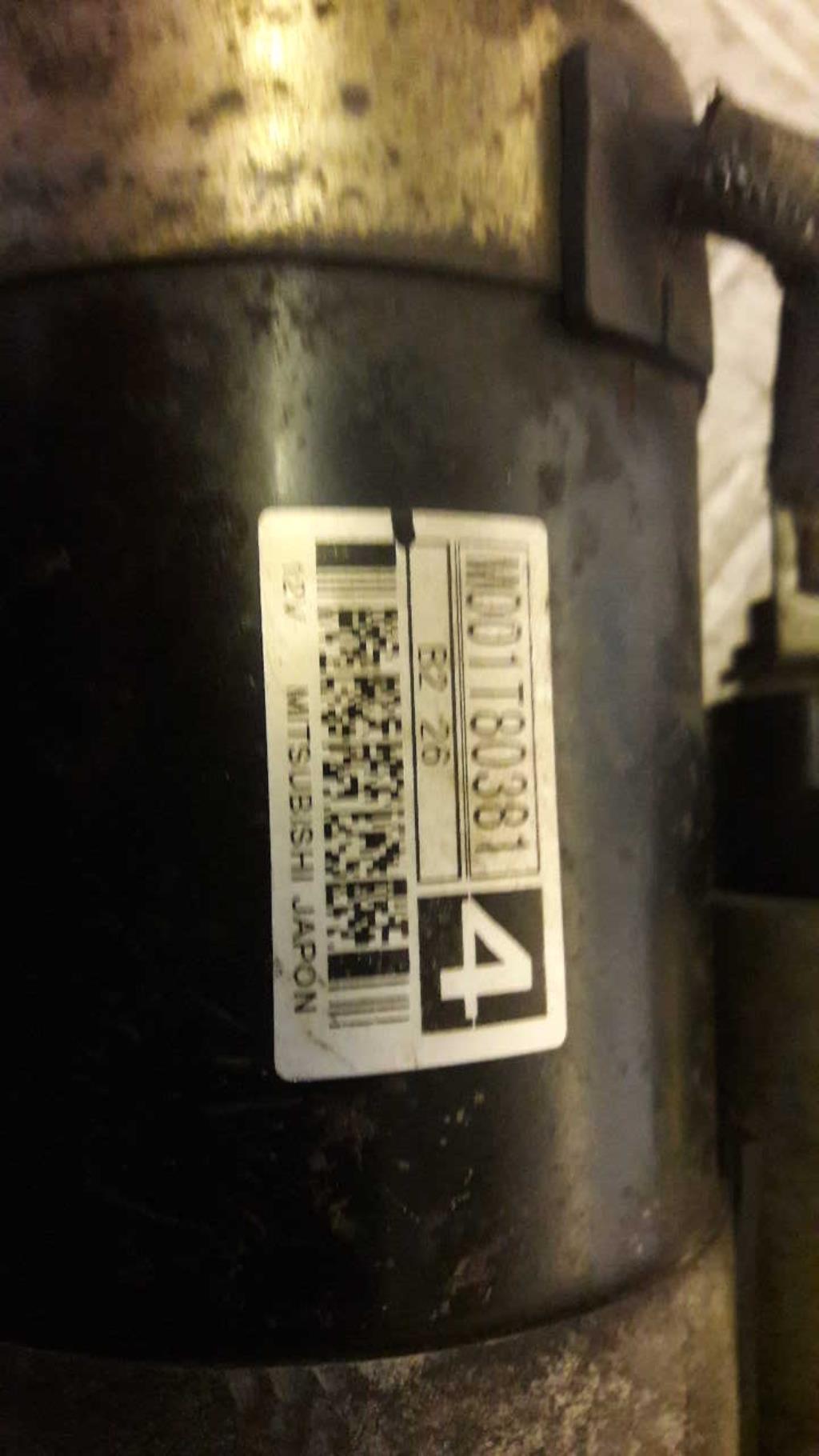 Demarreur PEUGEOT 307 PHASE 1 Diesel - 1