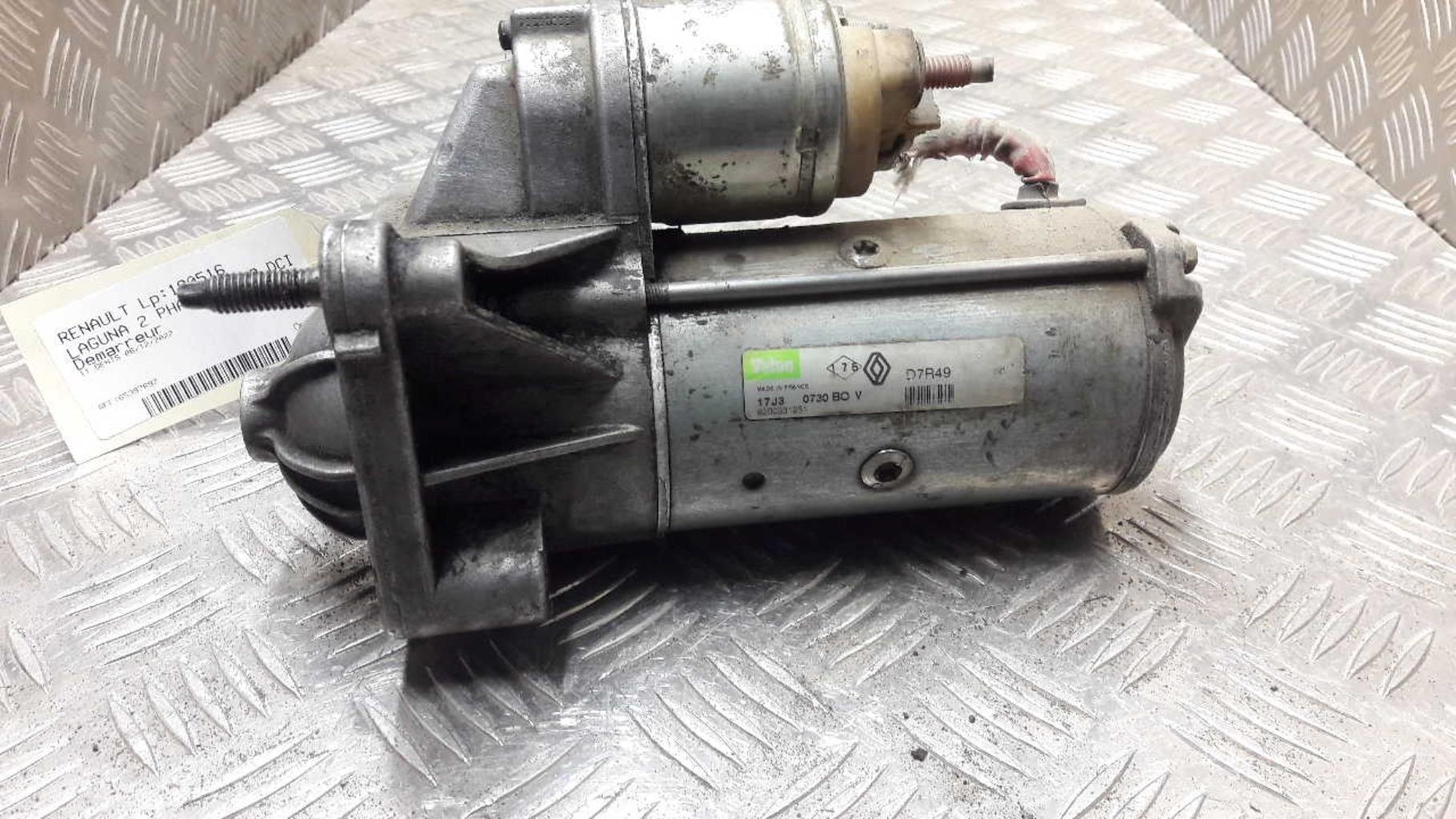 Demarreur RENAULT LAGUNA 2 PHASE 1 Diesel - 1