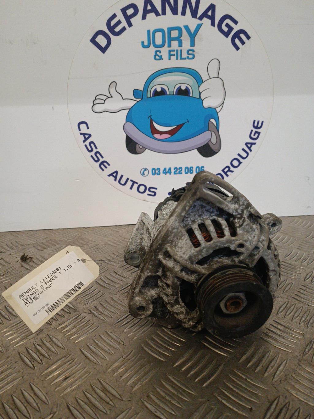 Alternateur RENAULT TWINGO 2 PHASE 1 Essence - 1