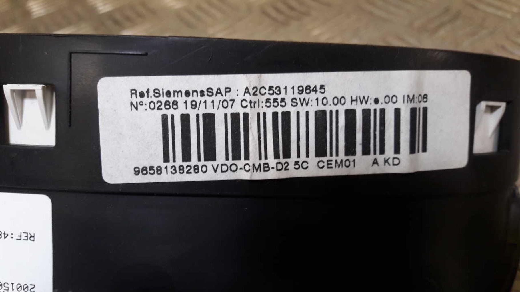Compteur PEUGEOT 407 PHASE 1 Diesel - 1