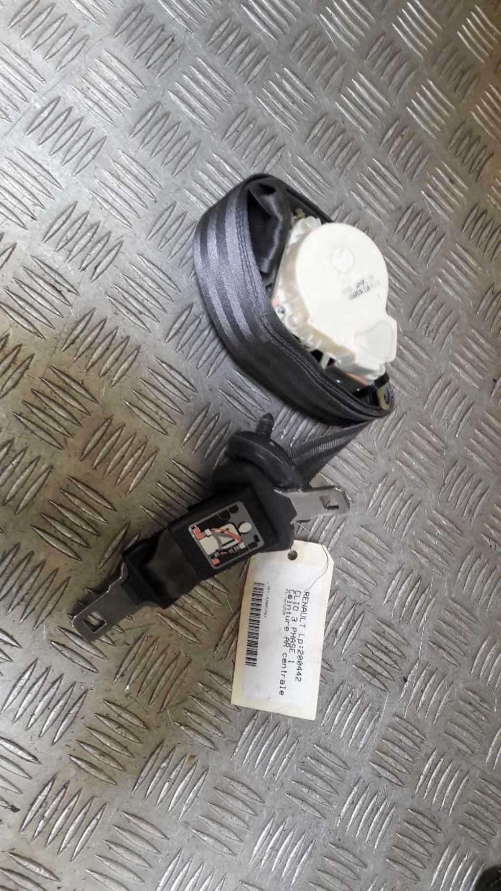 Ceinture arriere centrale RENAULT CLIO 3 PHASE 1 Diesel - 1