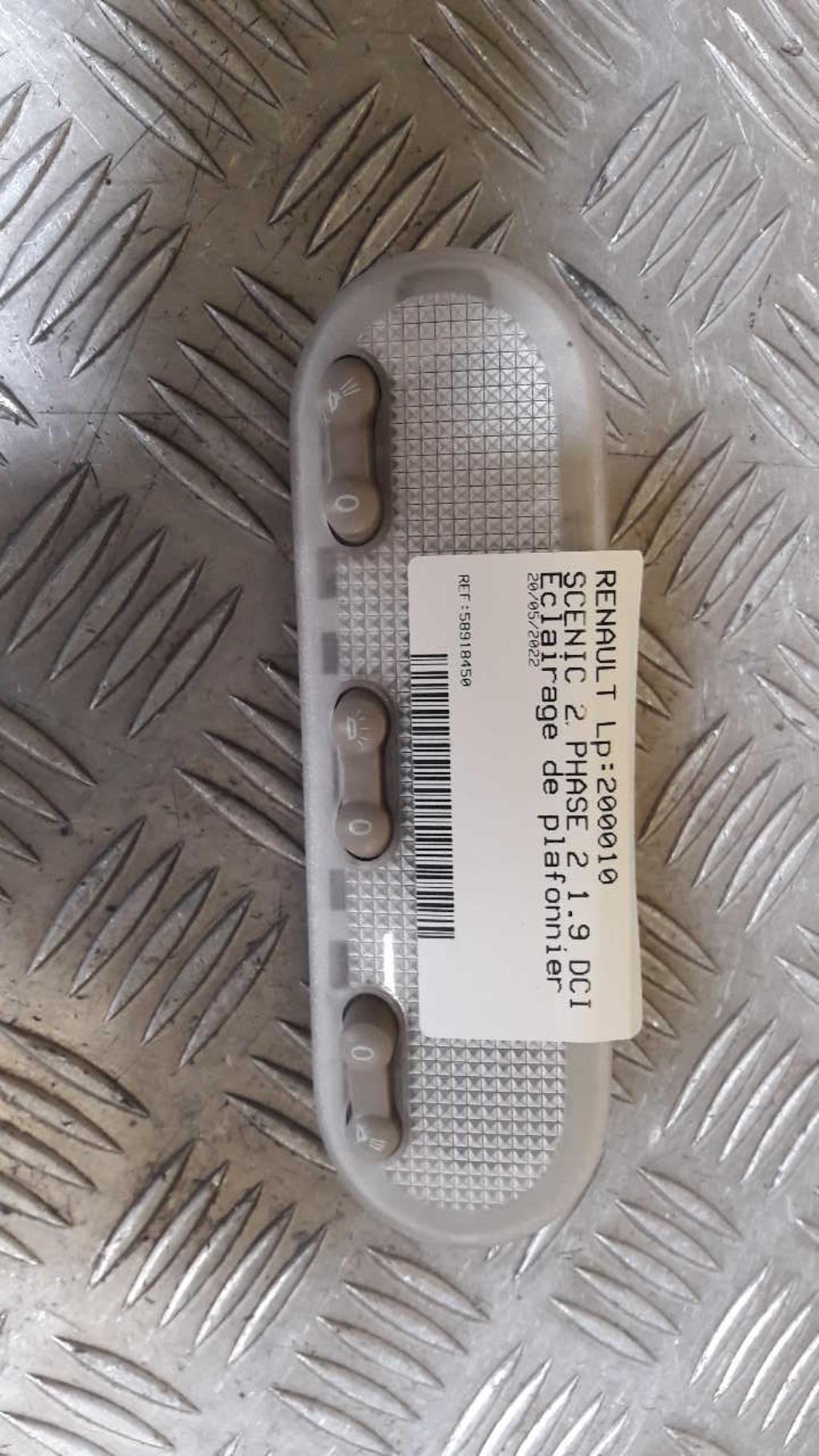 Eclairage de plafonnier RENAULT SCENIC 2 PHASE 2 Diesel - 1