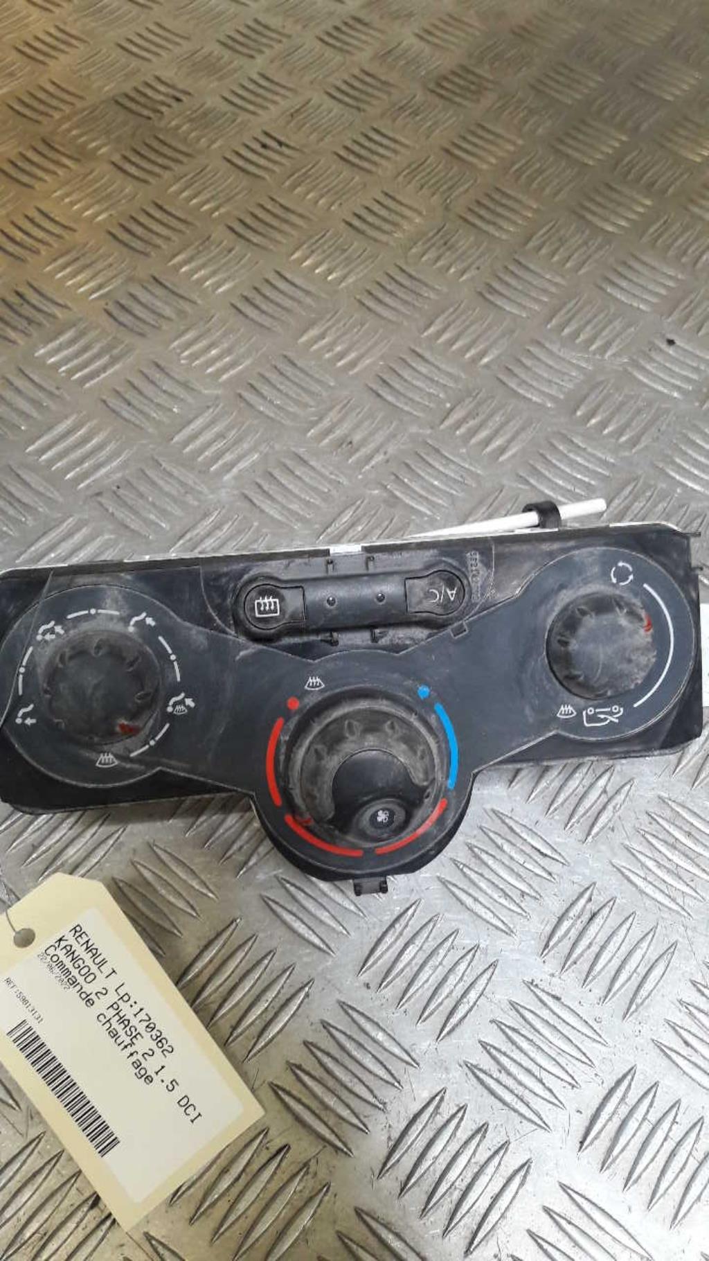 Commande chauffage RENAULT KANGOO 2 PHASE 2 Diesel - 1