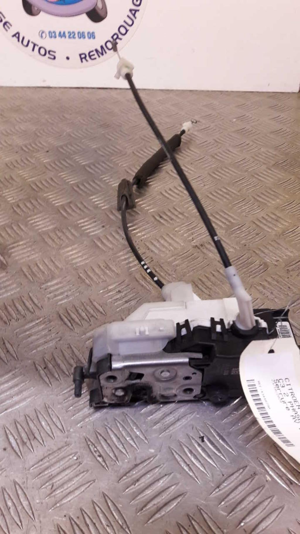 Serrure avant droit CITROEN C3 2 PHASE 1 Essence - 1