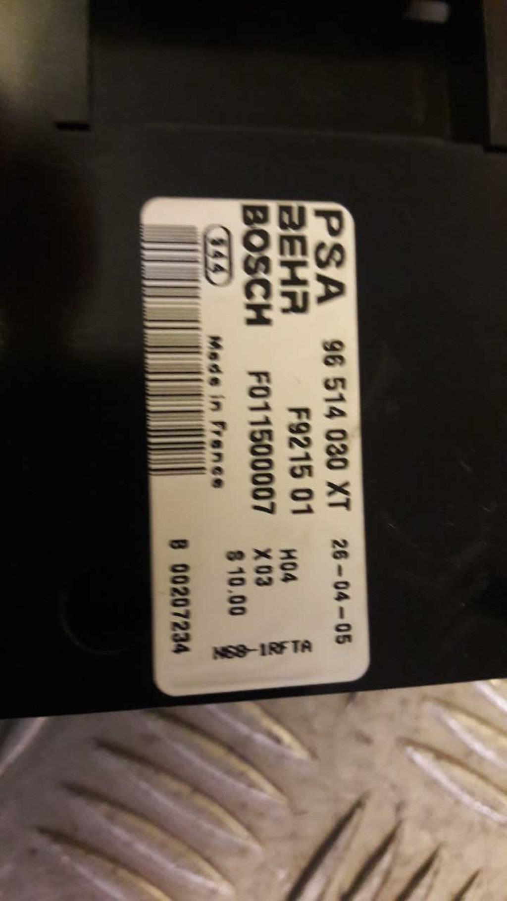 Commande chauffage CITROEN XSARA PICASSO PHASE 2 Diesel - 1
