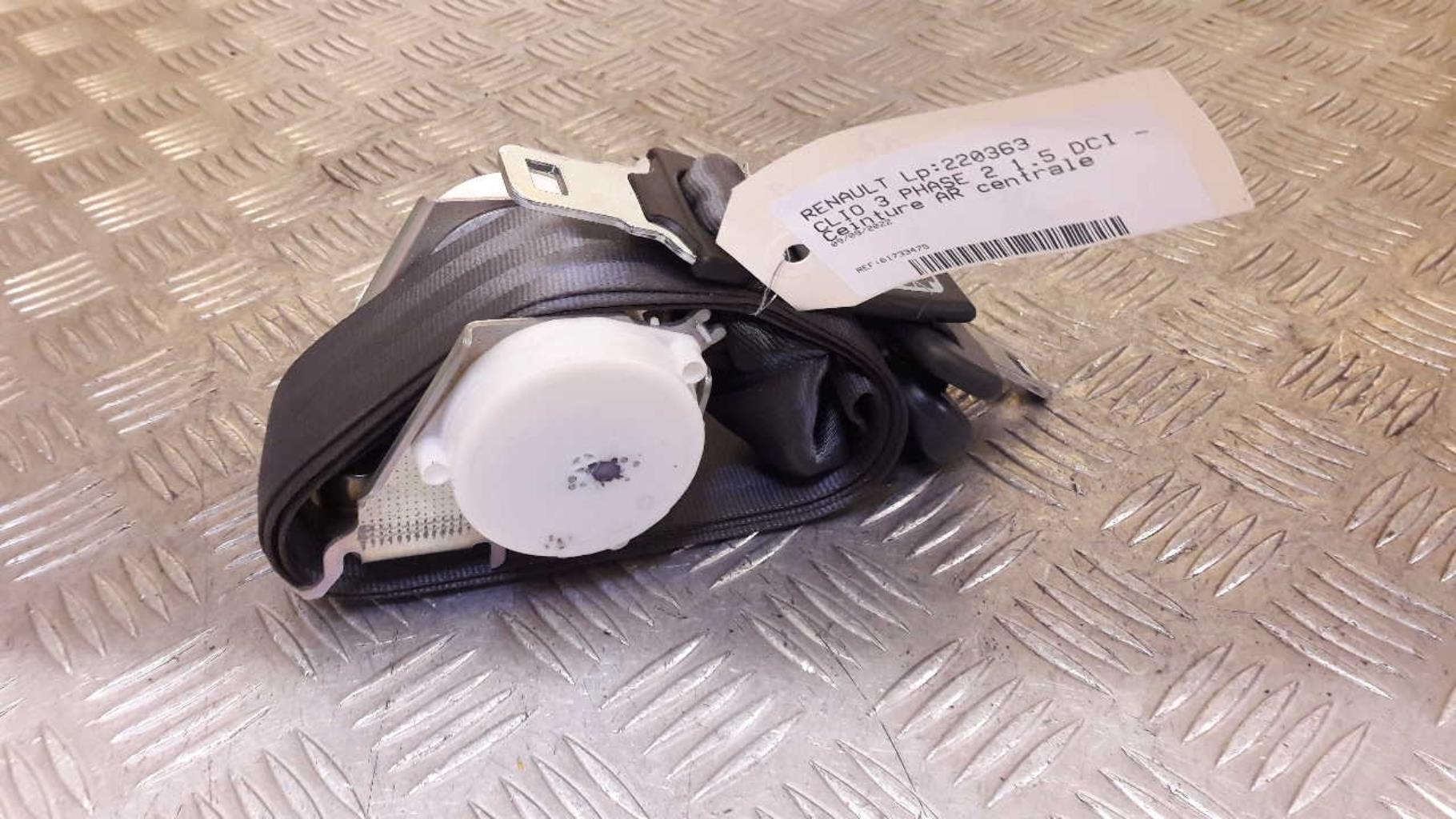 Ceinture arriere centrale RENAULT CLIO 3 PHASE 2 Diesel - 1