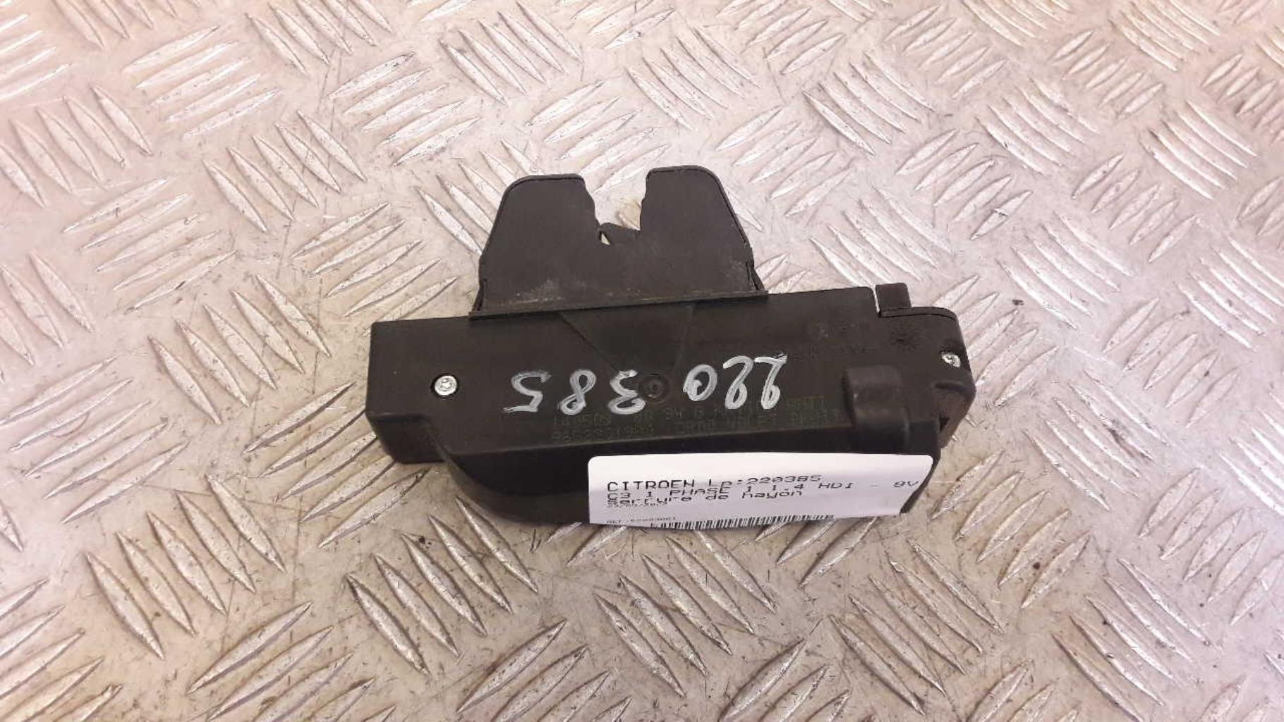 Serrure de hayon CITROEN C3 1 PHASE 1 Diesel - 1